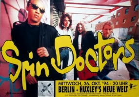 SPIN DOCTORS - 1994 - Plakat - Turn it Upside Down - Tourposter - Berlin