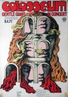 COLOSSEUM - 1971 - Plakat - Gnther Kieser - Gentle Giant - Poster - Offenbach