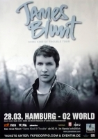 BLUNT, JAMES - 2010 - In Concert - Some Kind... Tour - Poster - Hamburg