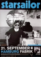 STARSAILOR - 2008 - Live In Concert - All the Plans Tour - Poster - Hamburg