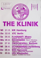 KLINIK, THE - DIRK IVENS - 1989 - Plakat - In Concert - Box Tour - Poster