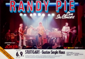 RANDY PIE - 1976 - Tourplakat - in Concert - England - Tourposter