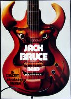 BRUCE, JACK - 1972 - Plakat - Gnther Kieser - In Concert Tour - Poster