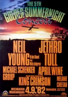 GOLDEN SUMMERNIGHT 5th - 1982 - Jethro Tull - Neil Young - Schenker - Poster