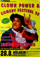 EDWARDS, JANGO - 1993 - Konzerplakat - Clown Power - Tourposter - Mlheim