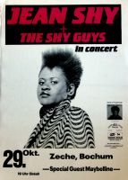 SHY, JEAN - 1985 - Live In Concert - Tough Enough Tour - Poster - Bochum