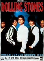 ROLLING STONES - 1990-05-30 - Plakat - Urban Jungle Tour - Poster - Köln (G)