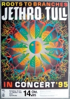 JETHRO TULL - 1995 - Konzertplakat - Roots to Branches - Tourposter - Kln