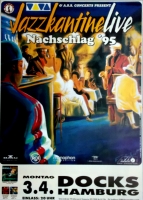 JAZZKANTINE - 1995 - Plakat - In Concert - Nachschlag Tour - Poster - Hamburg