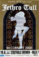 JETHRO TULL - 2001 - Live In Concert -  Very Best Tour - Poster - Bremen B