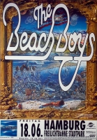 BEACH BOYS - 1999 - Live In Concert - Greatest Hits Tour - Poster - Hamburg