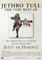 JETHRO TULL - 2001 - Promotion - Plakat - Very Best Of - Poster - plus Tourdaten