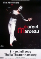 MARCEAU, MARCEL - 1997 - Plakat - Pantomime - Poster - Hamburg