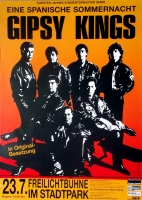 GIPSY KINGS - 1999 - Konzertplakat - Concert - Tourposter - Hamburg