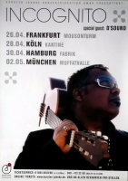 INCOGNITO - 2005 - Live In Concert - D Sound - Eleven Tour - Poster