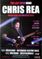 REA, CHRIS - 2014 - In Concert - Last open Road Tour - Poster - Dsseldorf