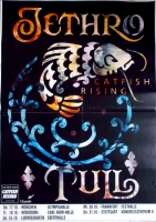 JETHRO TULL - 1991 - Live In Concert - Catfish Rising Tour - Poster