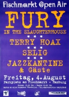 FISCHMARKT OPEN AIR - 1995 - Fury in the - Selig - Terry Hoax - Poster - Hamburg