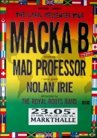 MACKA B - 2000 - Plakat - Mad Professor - Global Messenger - Poster - Hamburg