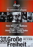 DA UNIVERZAL PLAYAZ - 2002 - Plakat - Dave Stewart - Jimmy Cliff - Poster