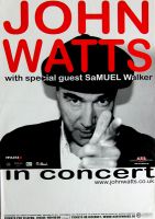 WATTS, JOHN - FISCHER Z - 2005 - Plakat - In Concert Tour - Poster