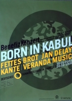 BORN IN KABUL - 2002 - Fettes Brot - Jan Delay - Kante - Poster - Hamburg