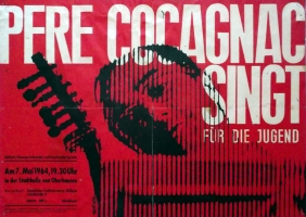 COCAGNAC, PERE - 1964 - Live in Concert - Singt fr... Tour - Poster - Oberhausen
