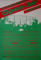 BUCHHOLZ OPEN AIR 4 - 1983 - Plakat - Birth Control - Känguru - Fee - Poster