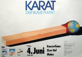 KARAT - 1982 - Plakat - In Concert - Der blaue Planet - Tourposter - Mainz