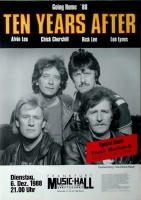 TEN YEARS AFTER - 1988 - Konzertplakat - Frank Marino - Tourposter - Frankfurt