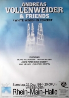 VOLLENWEIDER, ANDREAS - 1984 - Konzertplakat - Tourposter - Wiesbaden