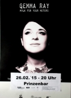 RAY, GEMMA - 2015 - In Concert - Milk for your Motors Tour - Poster - Hamburg