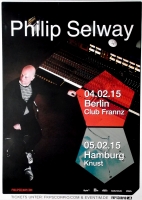 SELWAY, PHILIP - 2015 - Plakat - Live In Concert Tour - Poster - Berlin / Hamburg
