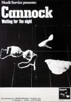 CANNOCK - 1980 - Tourplakat - Concert - Waiting for the Night - Tourposter