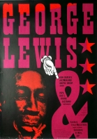 LEWIS, GEORGE - 1960 - Plakat - Jazz - Colyers - Papa Bues - Poster - Hamburg