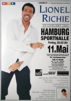 RICHIE, LIONEL - COMMODORES - 2001 - In Concert Tour - Poster - Hamburg