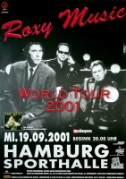 ROXY MUSIC - 2001 - Plakat - In Concert - Best Of Tour - Poster - Hamburg