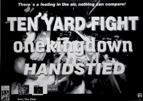 TEN YARD FIGHT - 1998 - Plakat - One King Down - Handstied - Tourposter