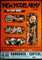 NEW MODEL ARMY - 2000 - Live In Concert - Eight Tour - Poster - Hannover