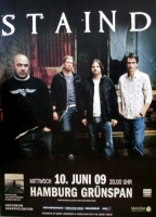 STAIND - 2009 - Konzertplakat - Illusion Of Progress - Tourposter - Hamburg