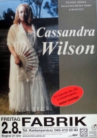 WILSON, CASSANDRA - 2008 - Konzertplakat - In Concert - Tourposter - Hamburg