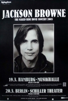 BROWNE, JACKSON - 2003 - Konzertplakat - Naked Ride - Tourposter - Hamburg