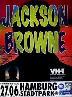 BROWNE, JACKSON - 1996 - Konzertplakat - Looking East - Tourposter - Hamburg