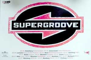 SUPERGROOVE - 1994 - Tourplakat - In Concert - Traction - Tourposter