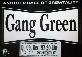 GANG GREEN - 1997 - Konzertplakat - Another Case of... - Tourposter - Marl