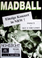 MADBALL - 2000 - Plakat - Live In Concert Tour - Poster - Marl