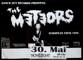 METEORS, THE - 1999 - In Concert - Psychobilly - European Tour - Poster - Marl