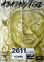 ASSASSINS OF GOD - 1992 - Konzertplakat - Technological Mythic - Tourposter