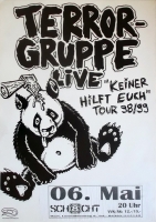 TERRORGRUPPE - 1998 - Plakat - Keiner Hilft Euch Tour - Poster - Marl