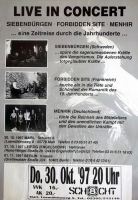 SIEBENBRGEN - 1997 - Plakat - Live in Concert Tour - Poster - Marl